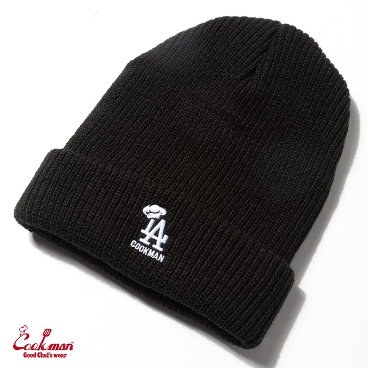 Cookman Beanie - Chef Hat LA : Black