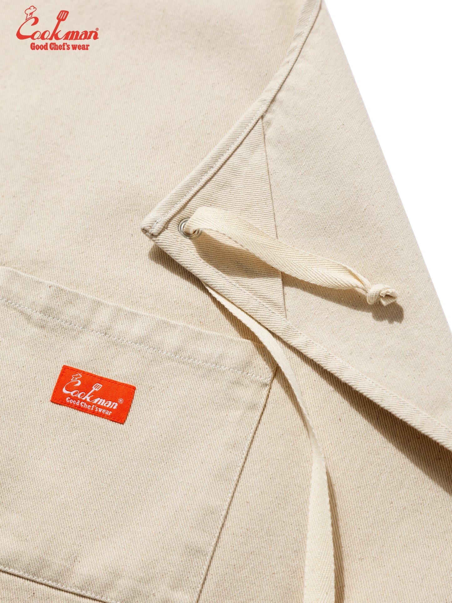 Long Apron - Denim : Natural
