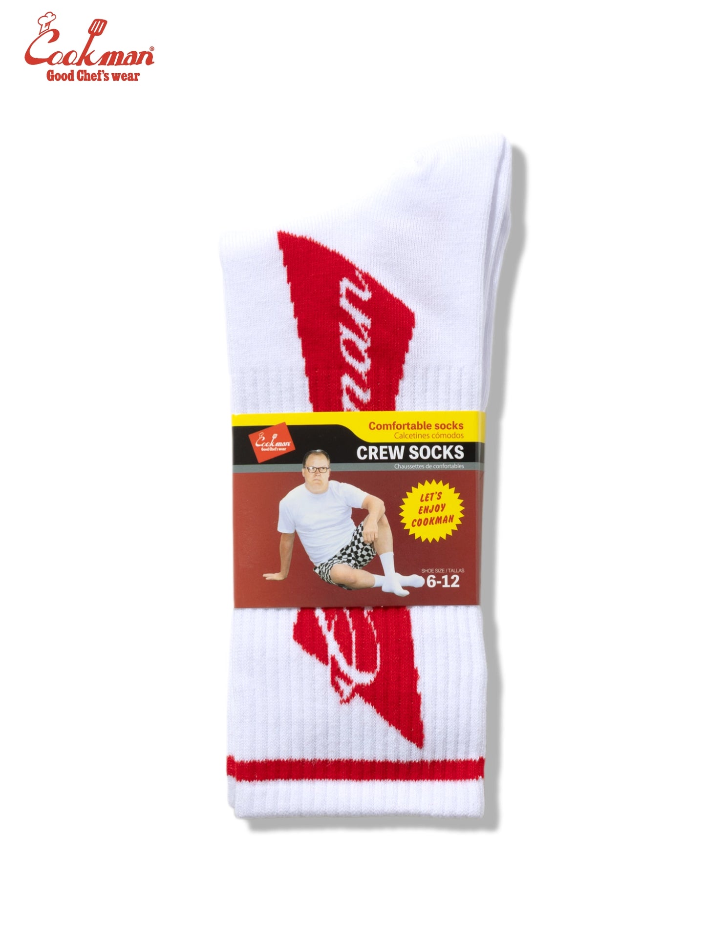 Rib Crew Socks -  Beer Tie