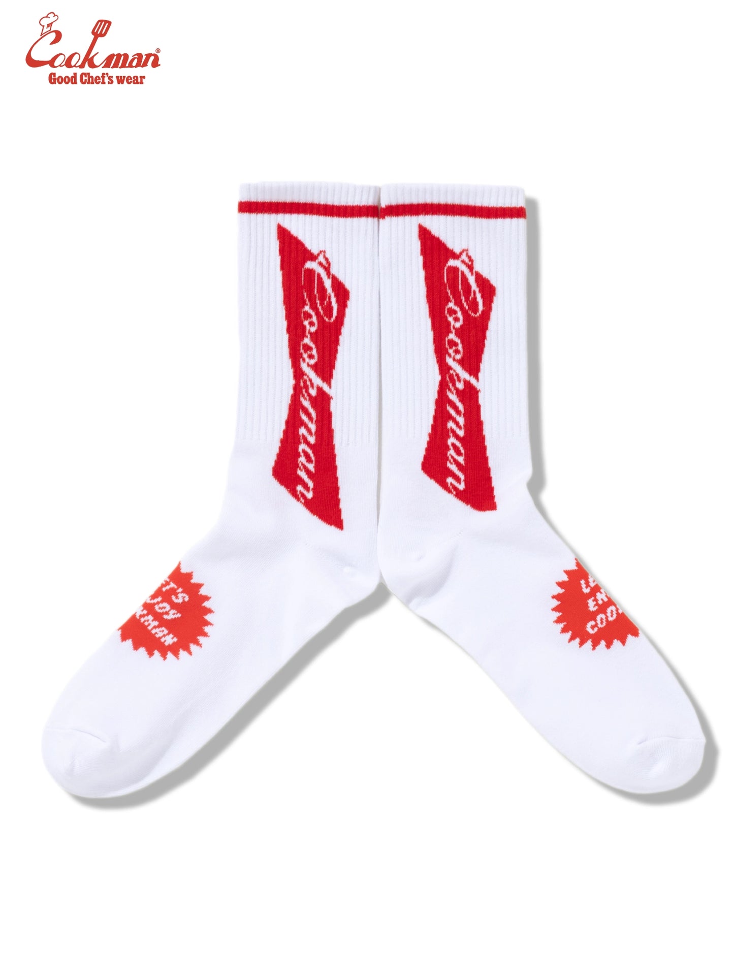 Rib Crew Socks -  Beer Tie