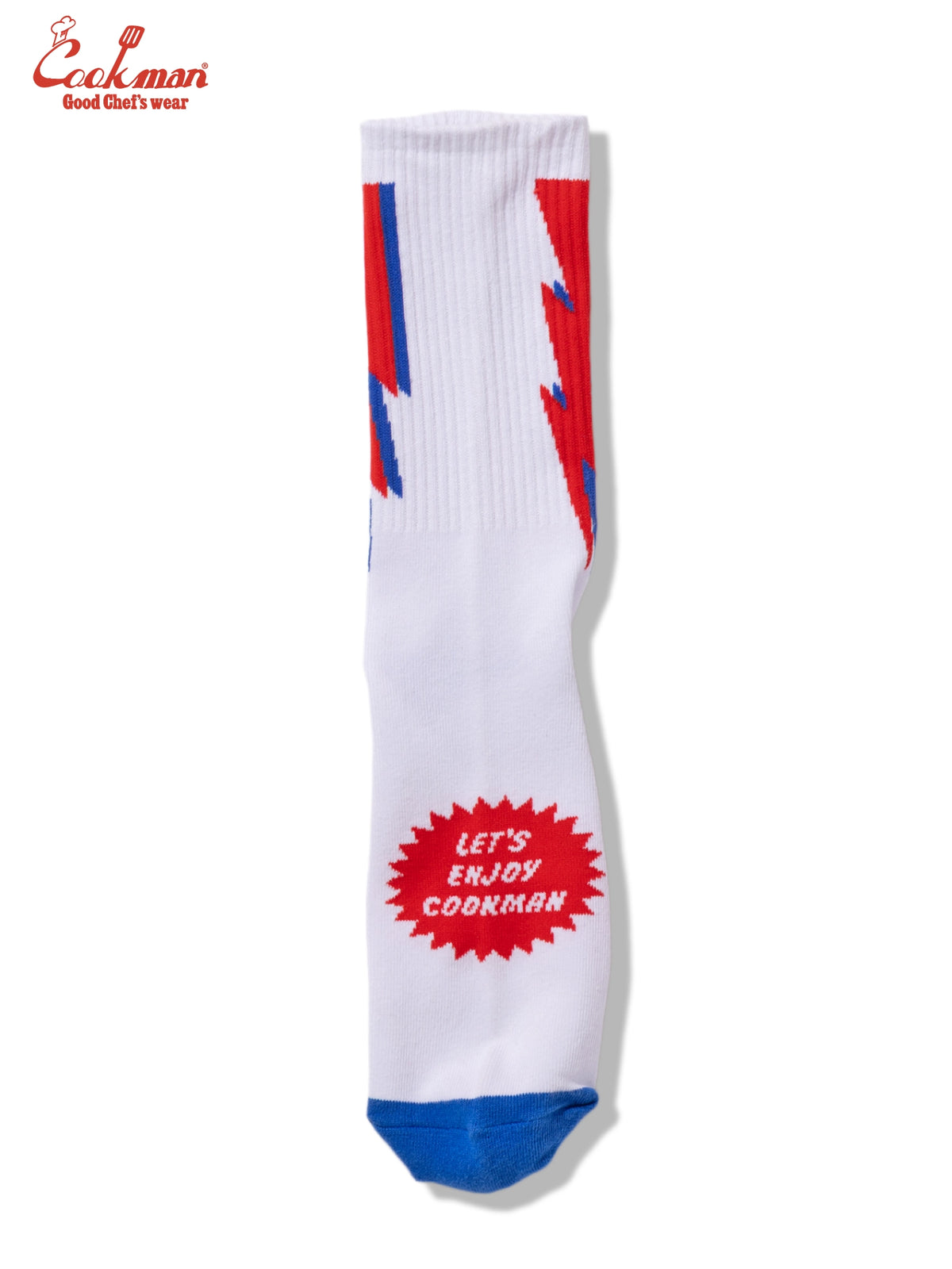 Rib Crew Socks -  Lightning White