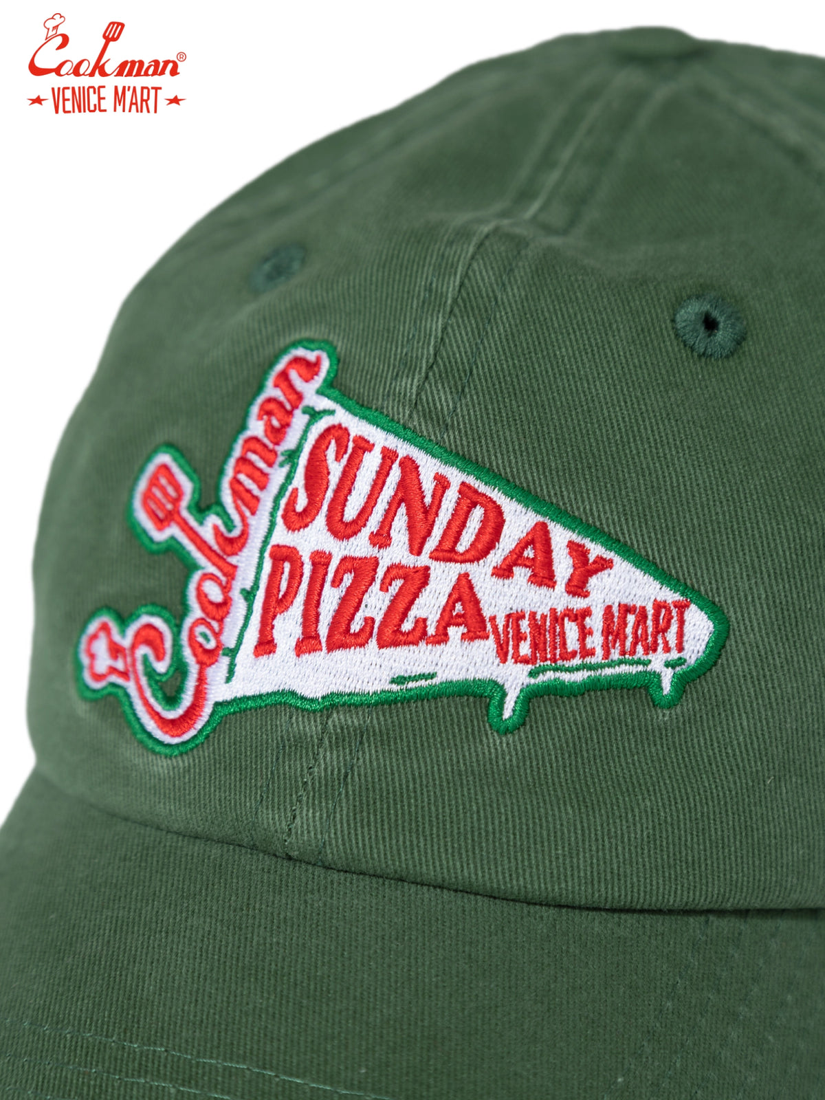 Cap - VENICE M'Art Embroidery : Dark Green