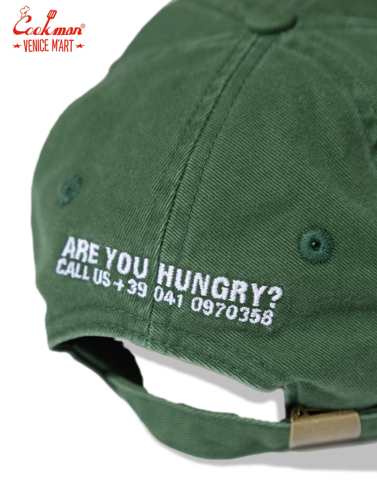Cap - VENICE M'Art Embroidery : Dark Green