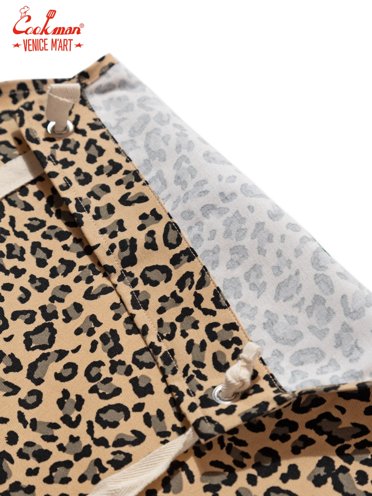 Long Apron - VENICE M'Art : Leopard Beige