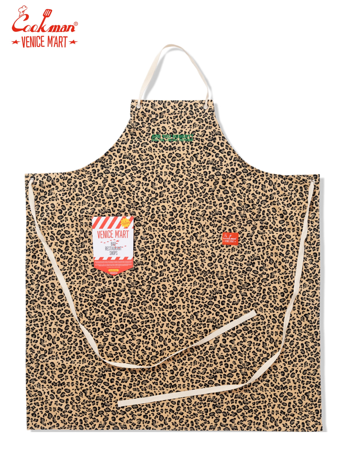 Long Apron - VENICE M'Art : Leopard Beige