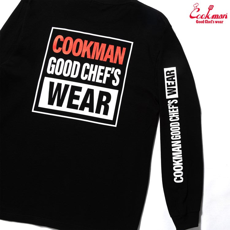 Cookman Long Sleeve Tees - Vision Logo : Black