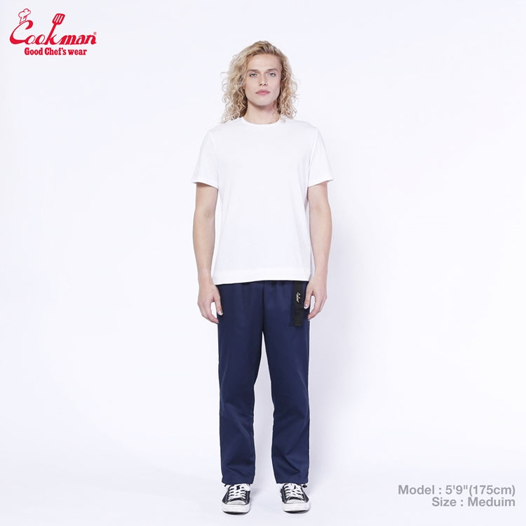 Cookman Chef Pants Semiwide - Black Belt : Navy