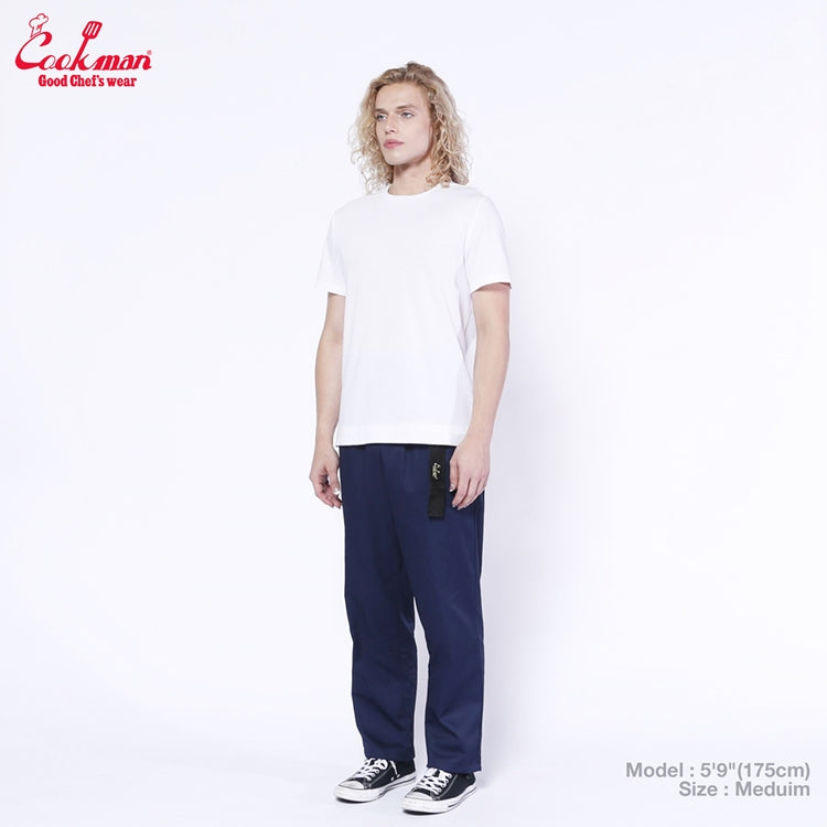 Cookman Chef Pants Semiwide - Black Belt : Navy