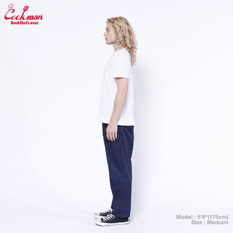 Cookman Chef Pants Semiwide - Black Belt : Navy