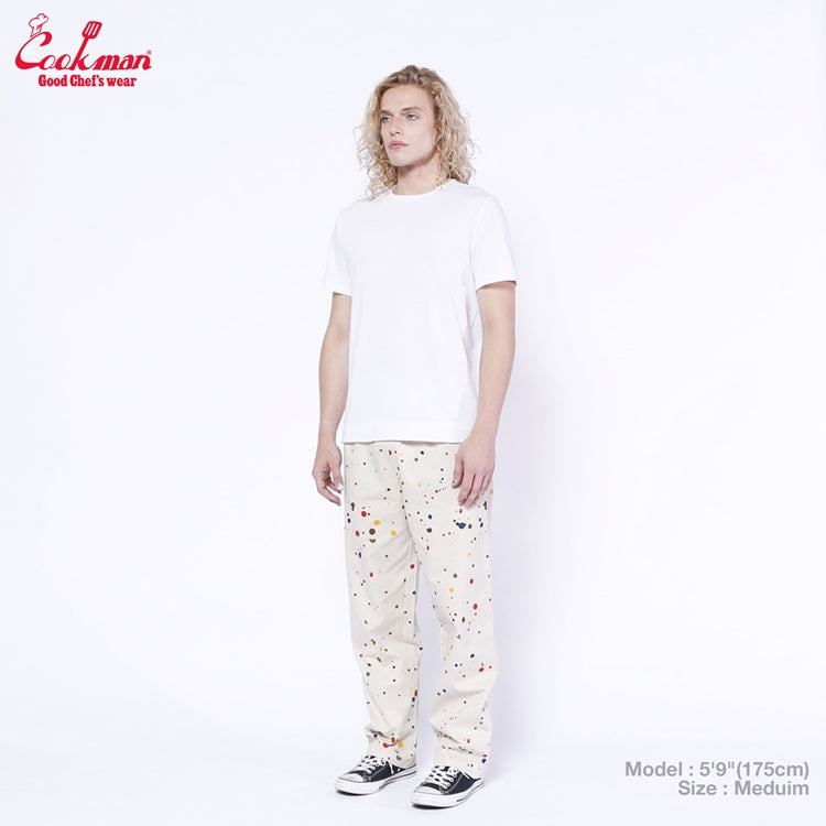Cookman Chef Pants Semiwide -  Sauce Splash : Beige
