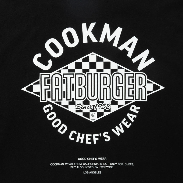 Cookman Long Sleeve Tees - FAT Checker : Black