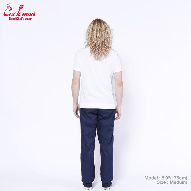 Cookman Chef Pants Semiwide - Black Belt : Navy