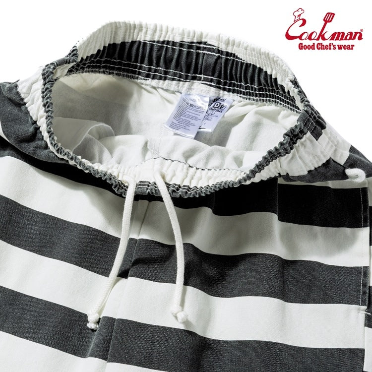 Cookman Chef Pants Semiwide -  Washed Duck Canvas Border