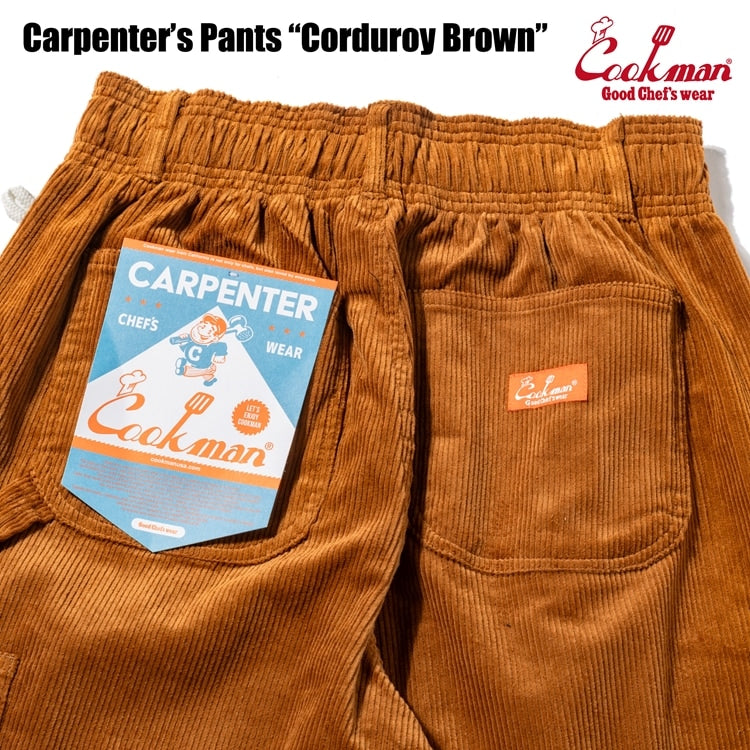 Cookman Carpenter's Pants : Corduroy - Brown