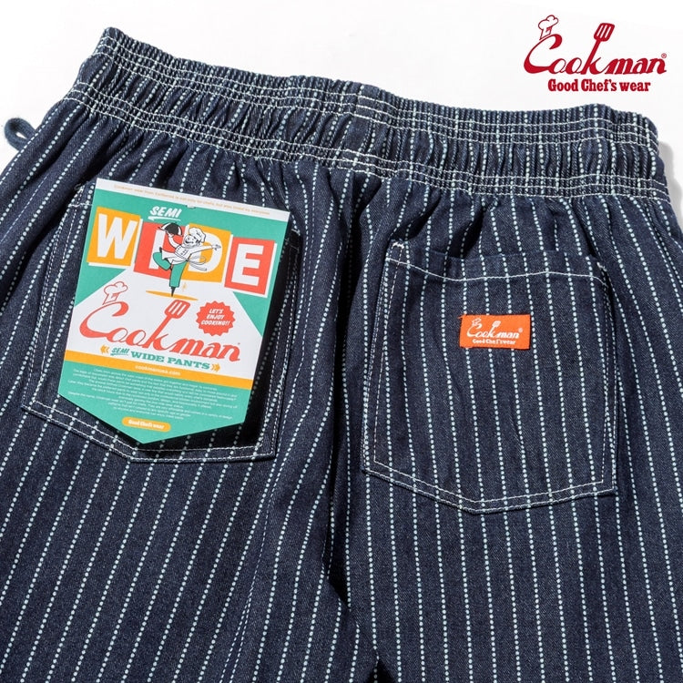 Cookman Chef Pants Semiwide -  Wabash Denim : Navy
