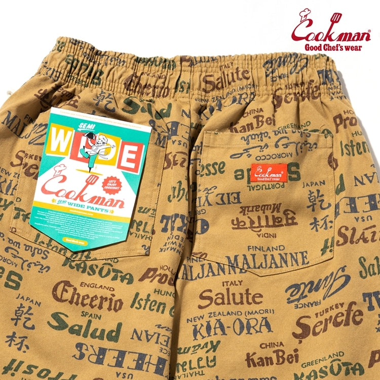 Cookman Chef Pants Semiwide -  Washed Duck Canvas Cheers