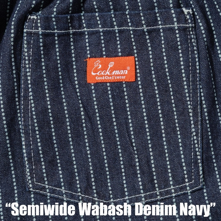Cookman Chef Pants Semiwide -  Wabash Denim : Navy