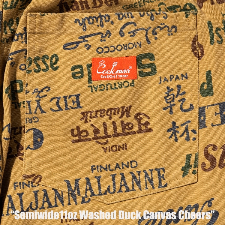 Cookman Chef Pants Semiwide -  Washed Duck Canvas Cheers