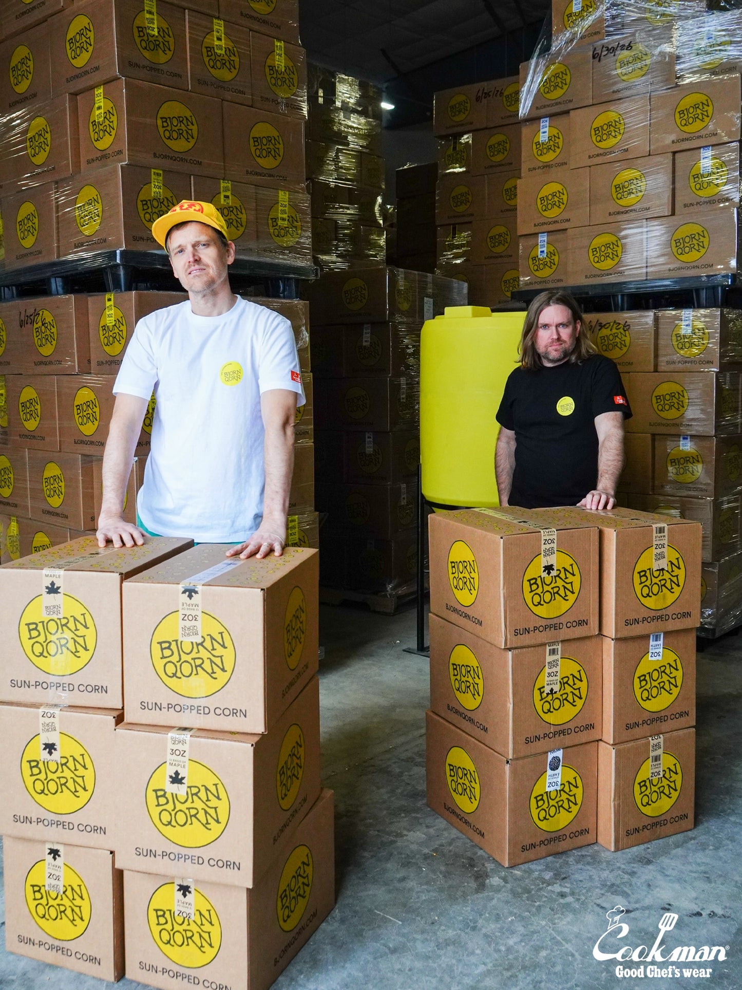 Tees - BjornQorn Popped by The Sun : Black