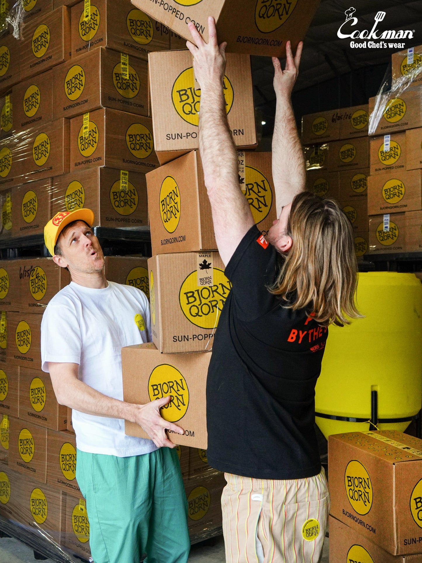 Tees - BjornQorn Popped by The Sun : Black