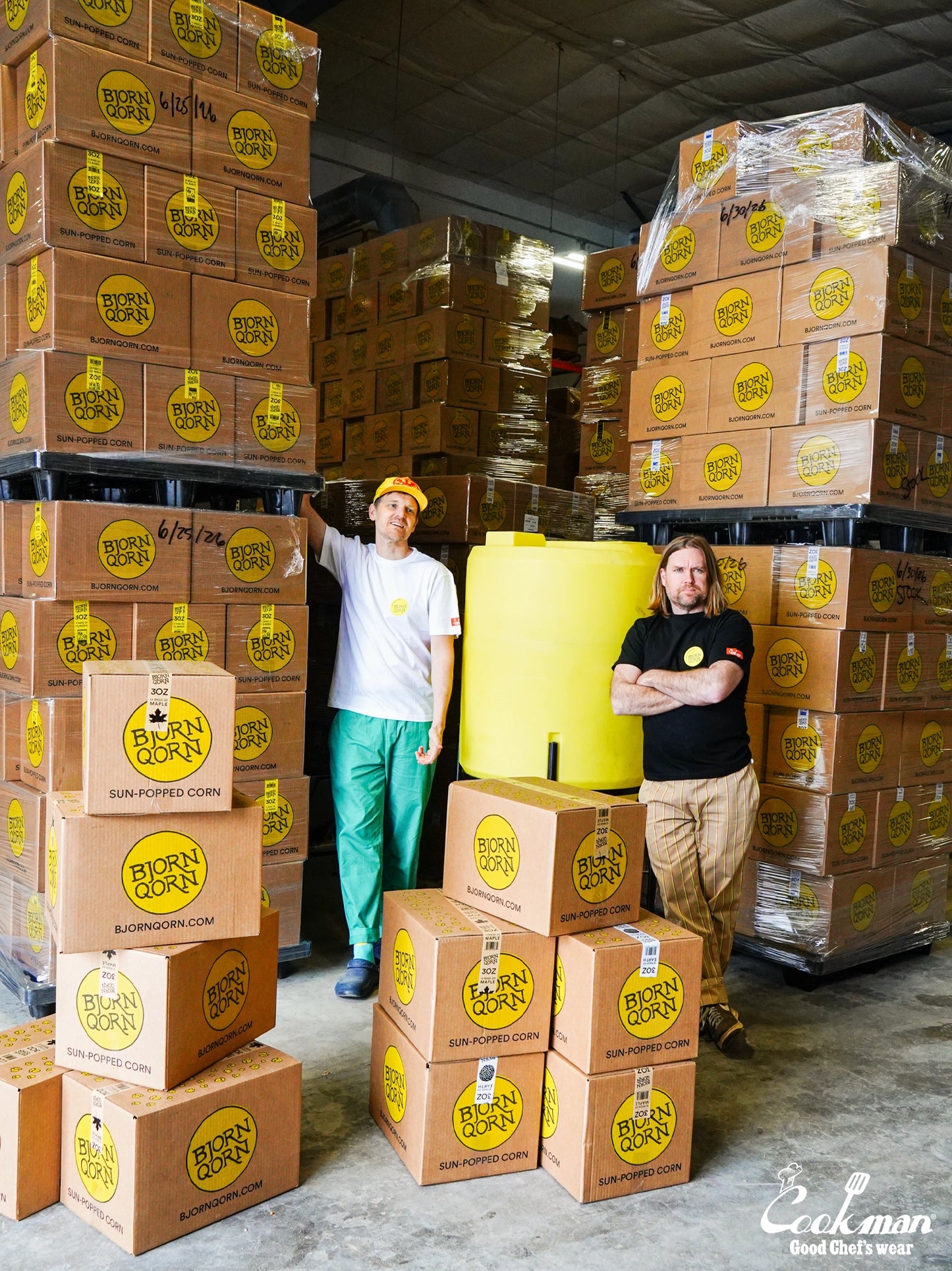 Tees - BjornQorn Popped by The Sun : Black