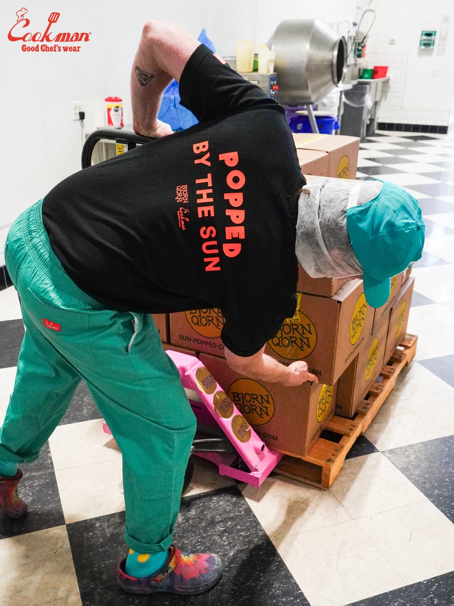 Tees - BjornQorn Popped by The Sun : Black