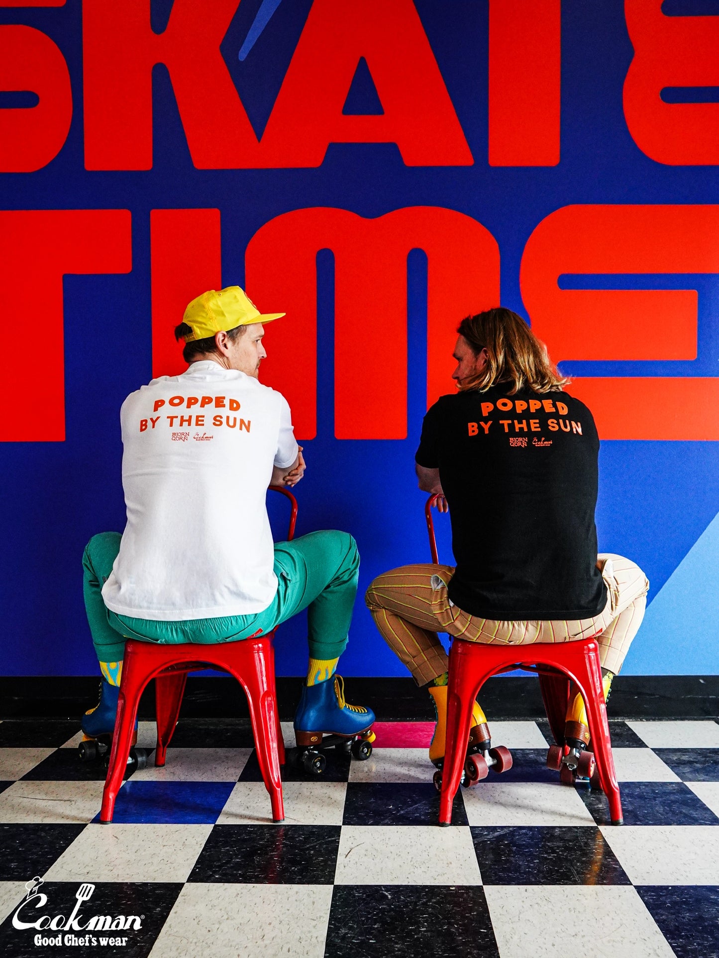 Tees - BjornQorn Popped by The Sun : Black