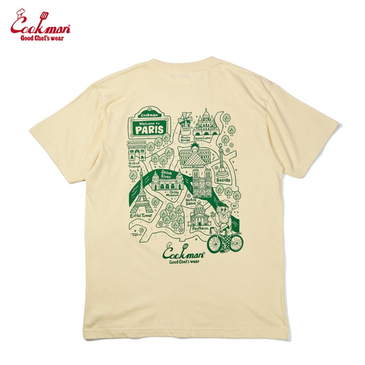 Cookman T-shirts - TM Paint Paris MAP : Ivory