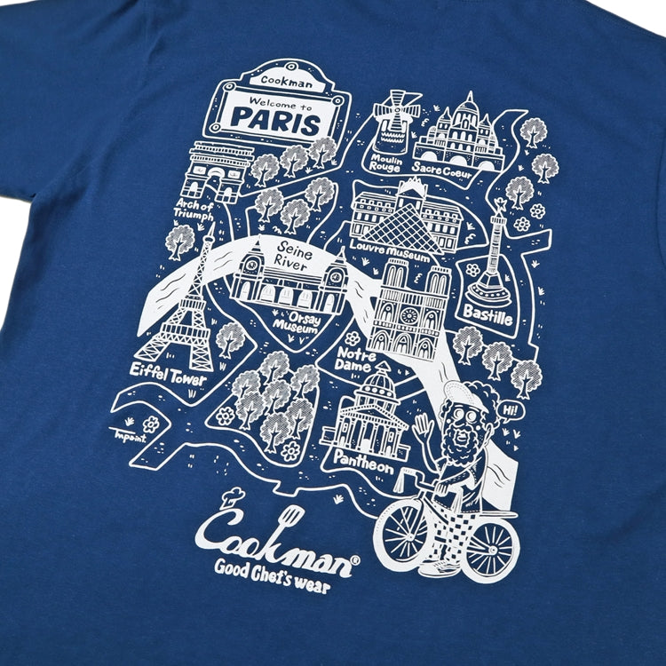 Cookman T-shirts - TM Paint Paris MAP : Navy