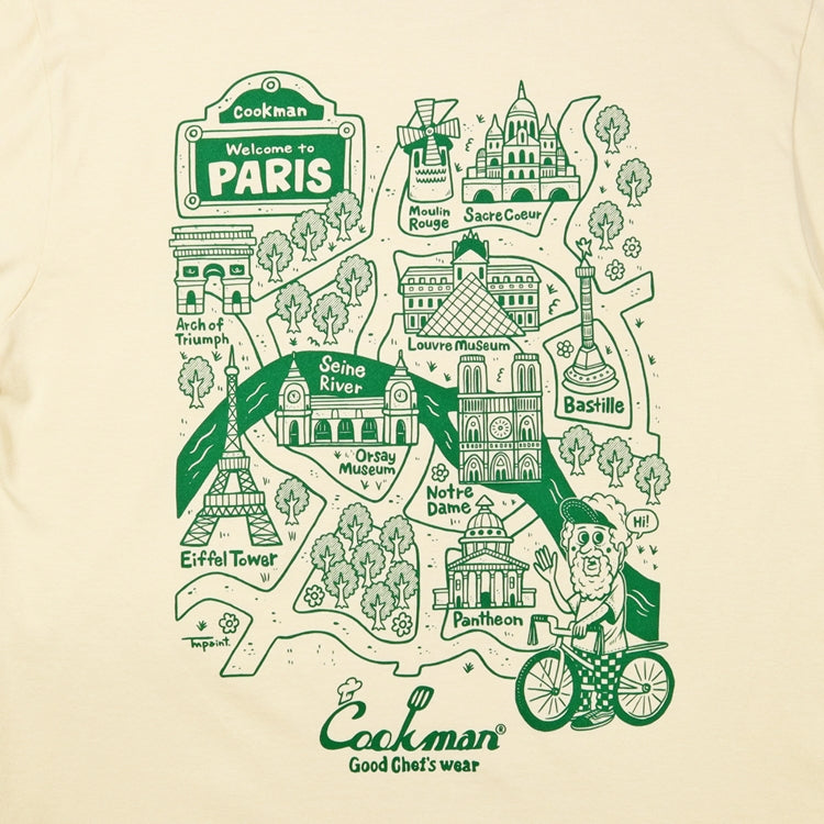 Cookman T-shirts - TM Paint Paris MAP : Ivory