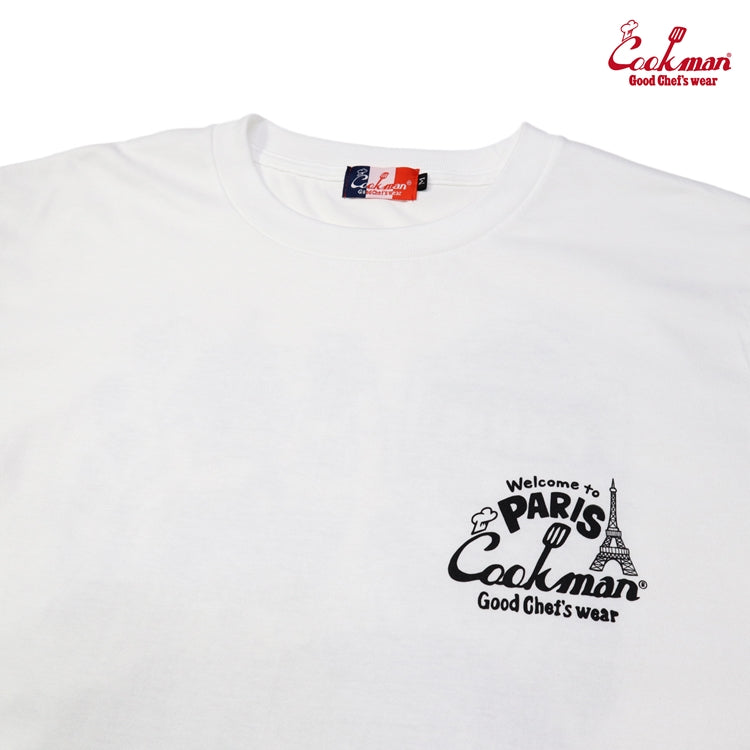 Cookman T-shirts - TM Paint Paris MAP : White