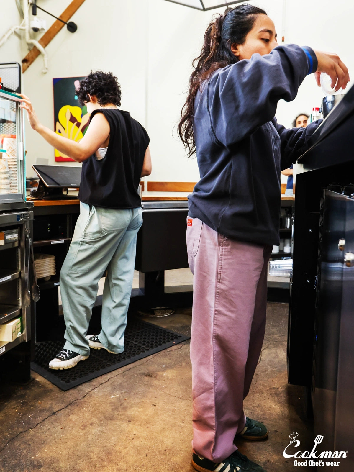 Carpenter's Pants :  Canvas - Grayish Pink
