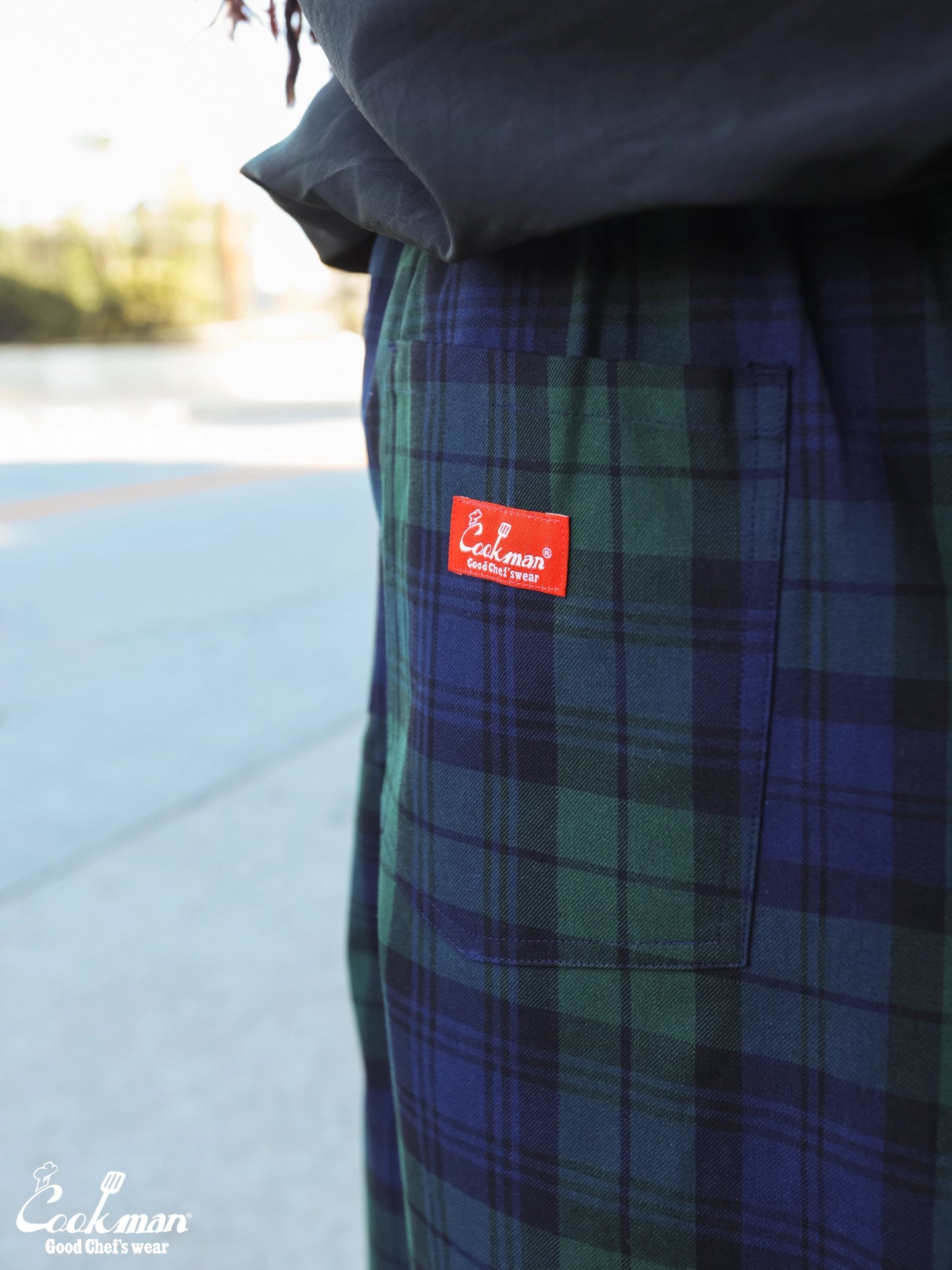 Chef Pants High-Wide - Black Watch Check