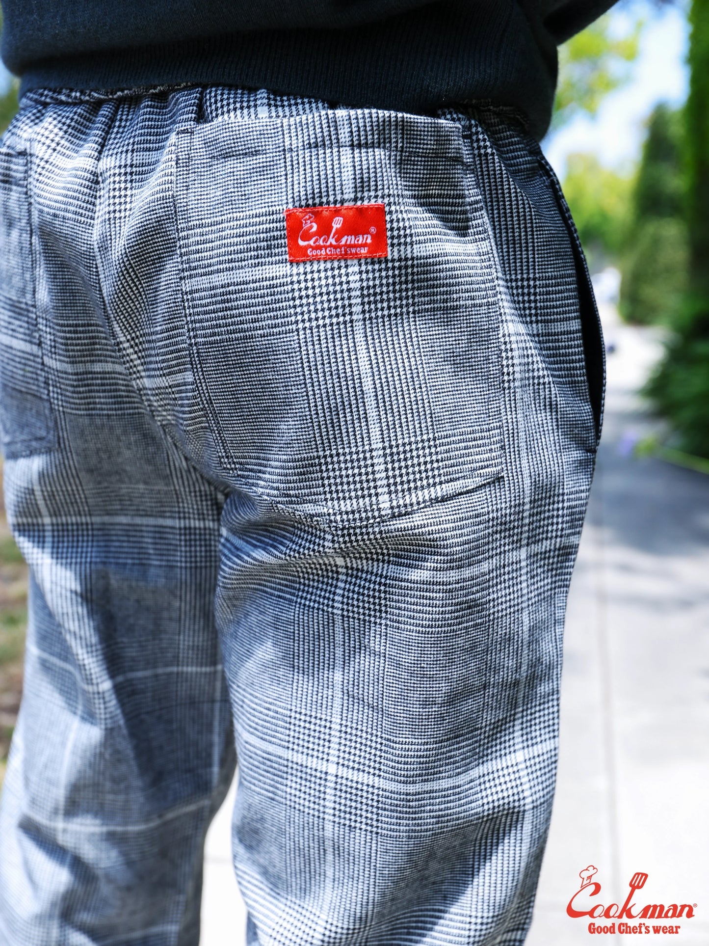 Chef Pants - Glen Check : Black