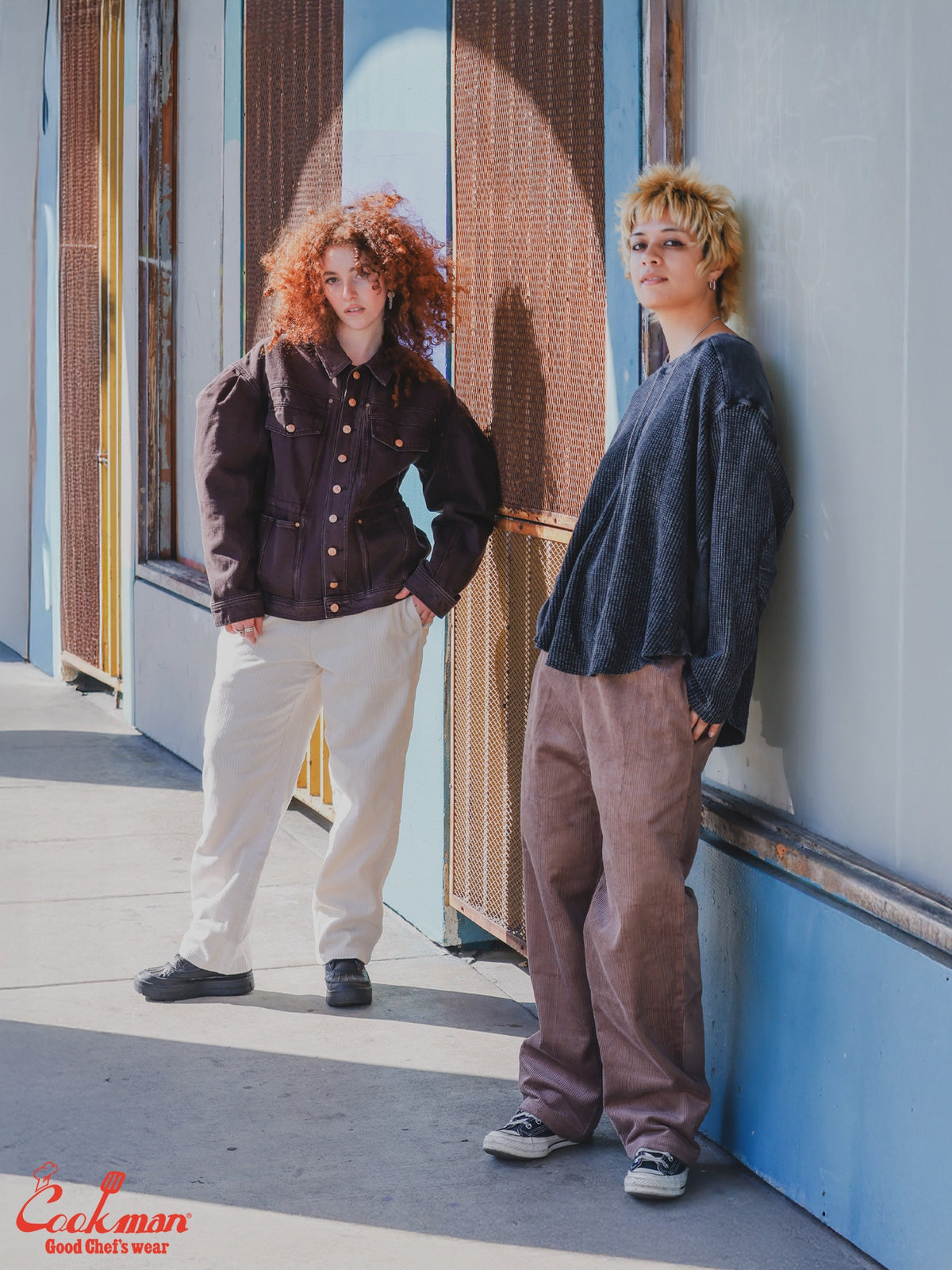 Chef Pants Semiwide - Corduroy : Cream