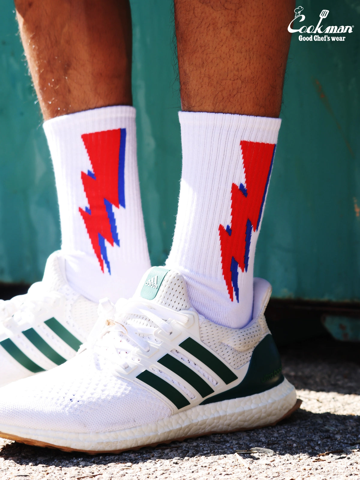 Rib Crew Socks -  Lightning White