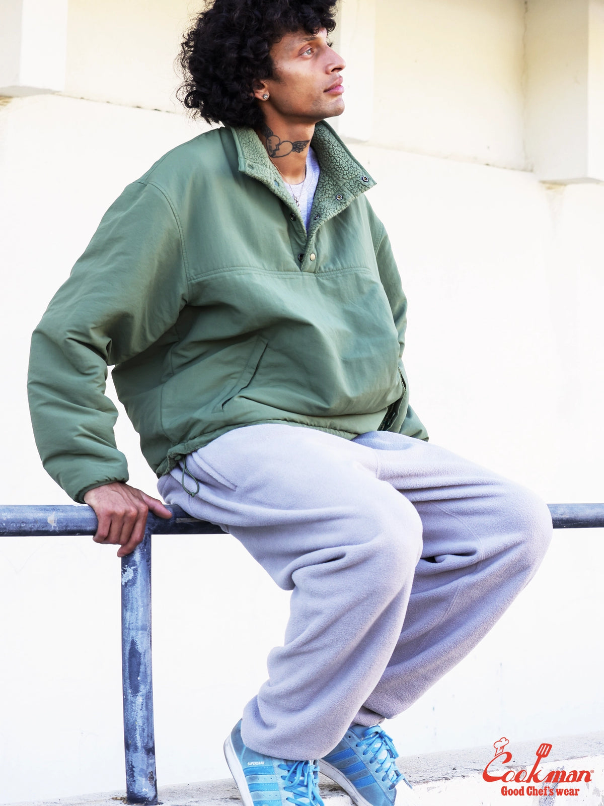 Chef Pants - Fleece : Light Gray