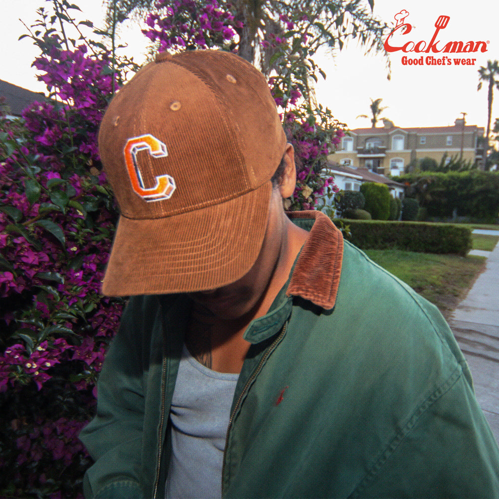 Cookman - Curve Brim Cap : Corduroy Brown