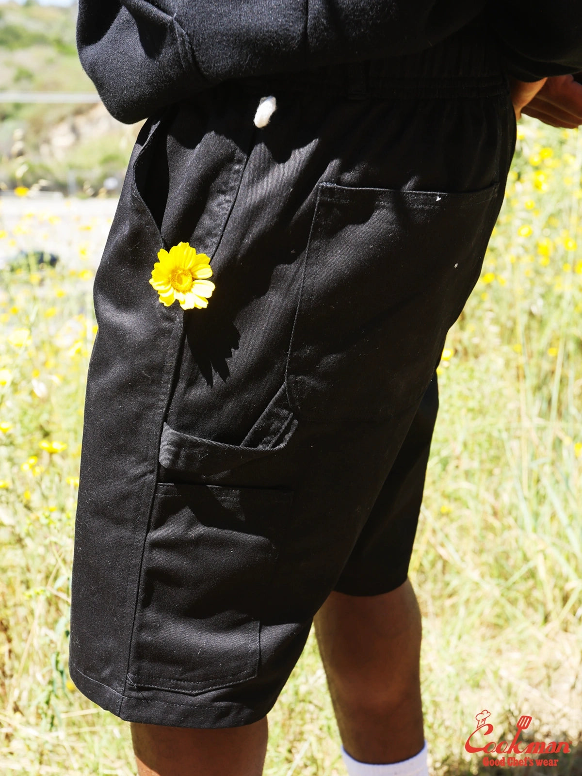 Carpenter's Pants Short : Heavy twill - Black
