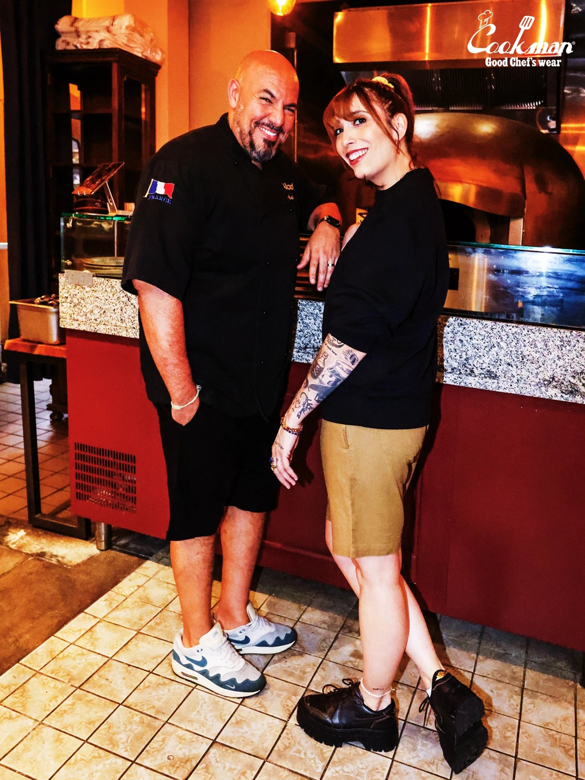 Chef Short Pants - Linen : Black