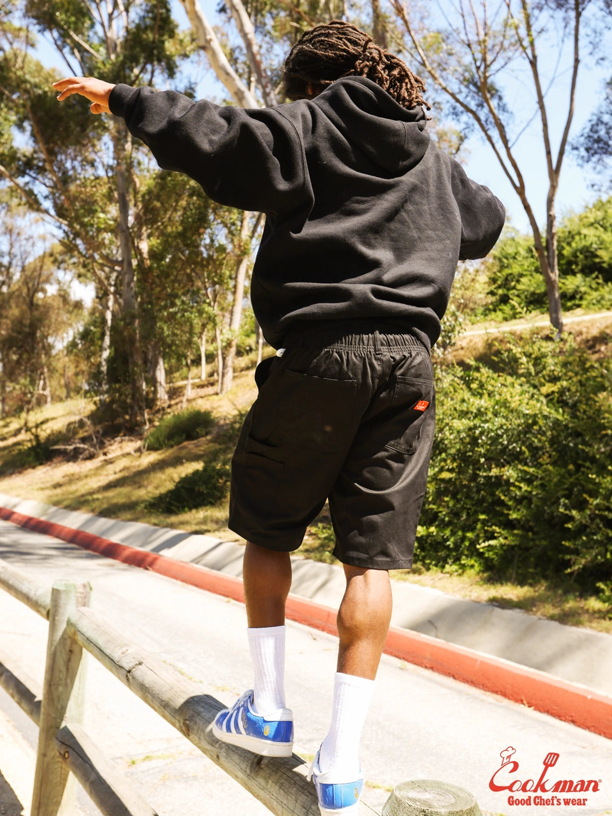 Carpenter's Pants Short : Heavy twill - Black