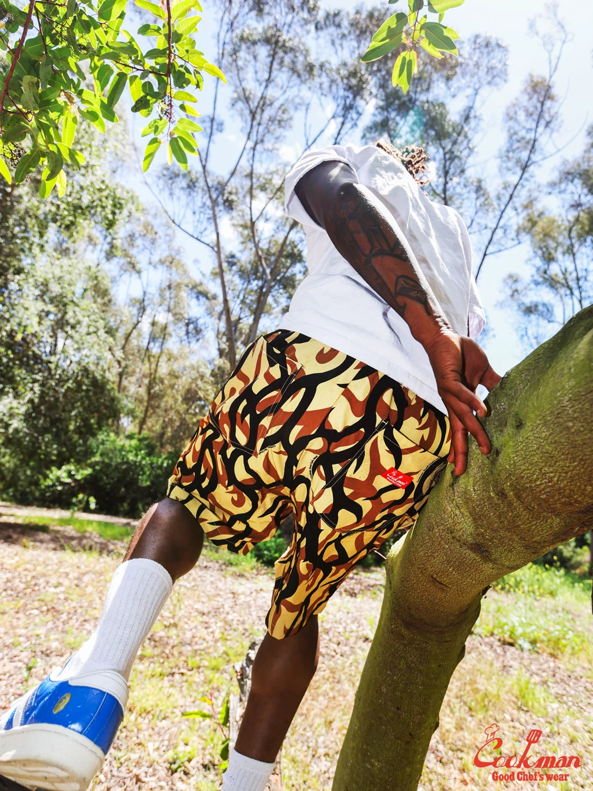 Chef Short Pants Light - Tribal Camo : Beige
