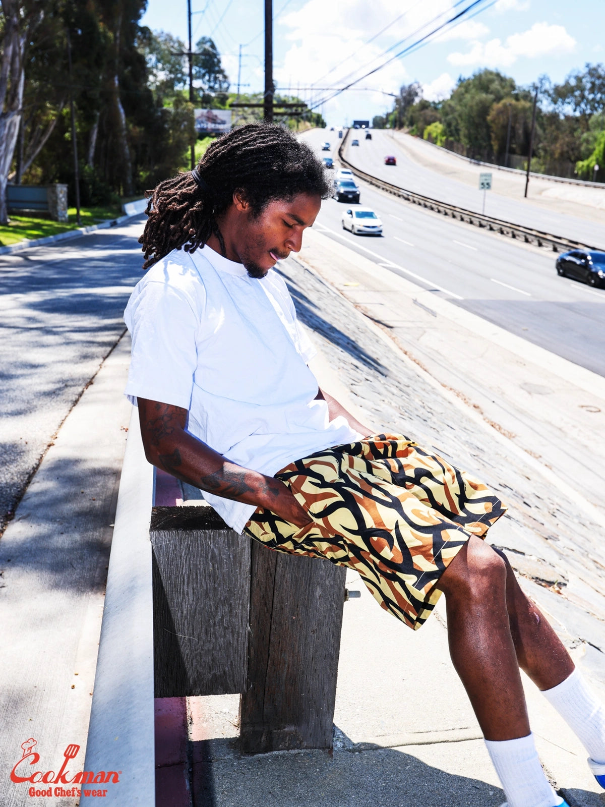 Chef Short Pants Light - Tribal Camo : Beige