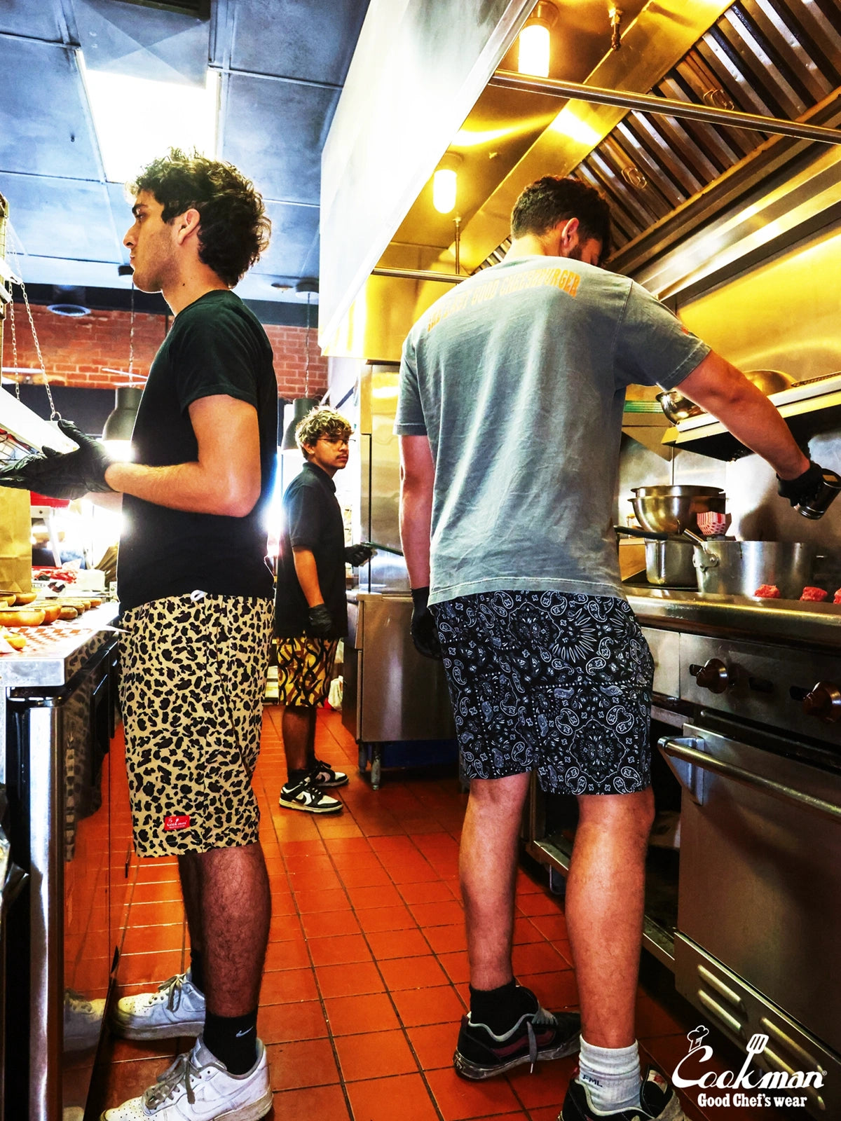 Chef Short Pants Light - Leopard : Beige