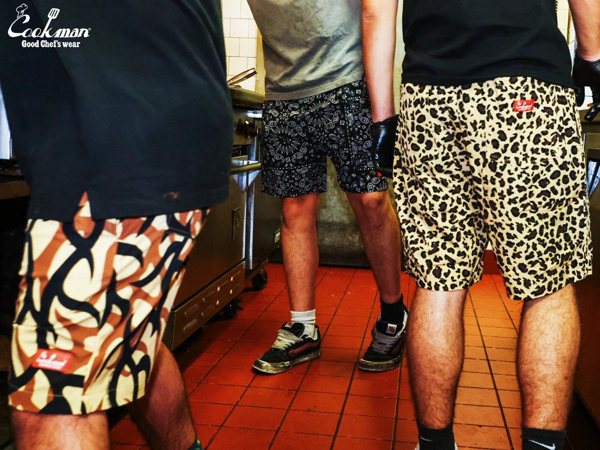 Chef Short Pants Light - Tribal Camo : Beige