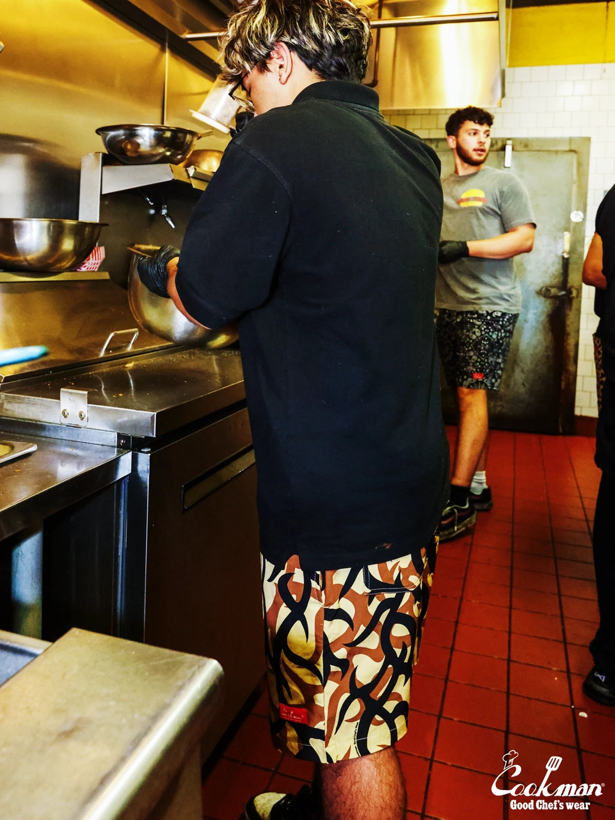 Chef Short Pants Light - Tribal Camo : Beige