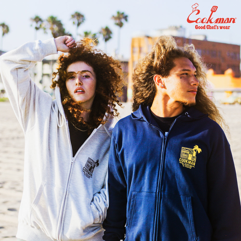 Cookman Zip-up Hoodie - TM paint Abbot Kinney : Off White