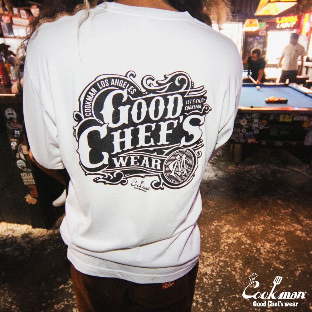 Cookman Long Sleeve Tees - Chocolate Package : White