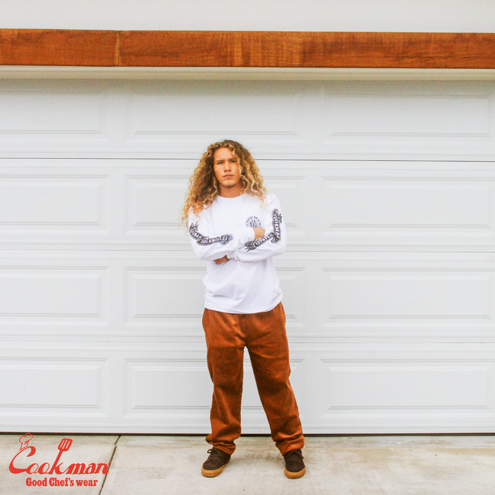 Cookman Waiter's Pants (stretch) - Corduroy : Brown