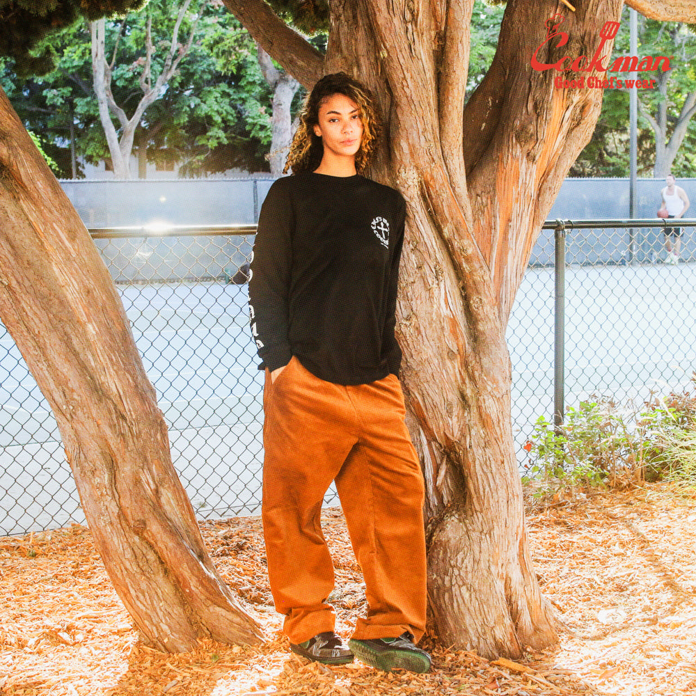 Cookman Long Sleeve Tees - Wine Opener : Black